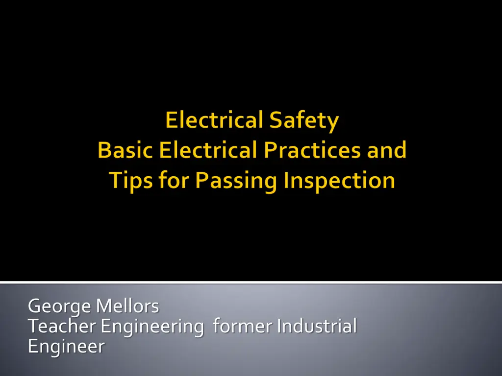 george mellors teacher engineering former n.w