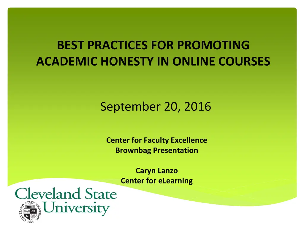 best practices for promoting academic honesty n.w