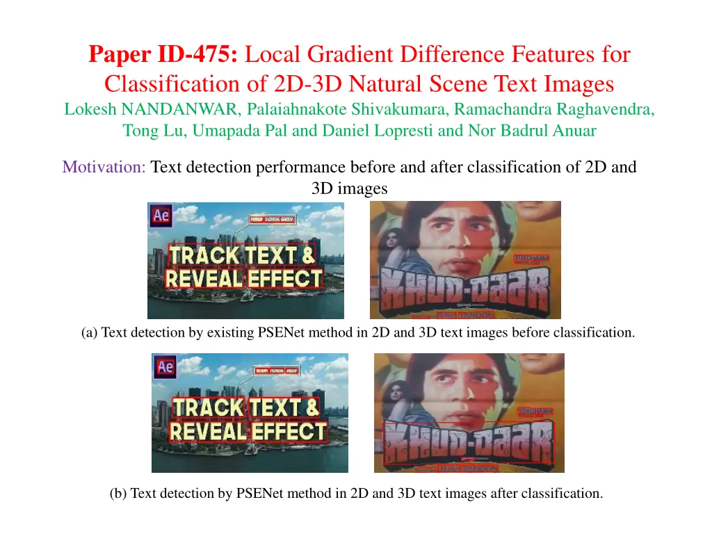 paper id 475 local gradient difference features n.w