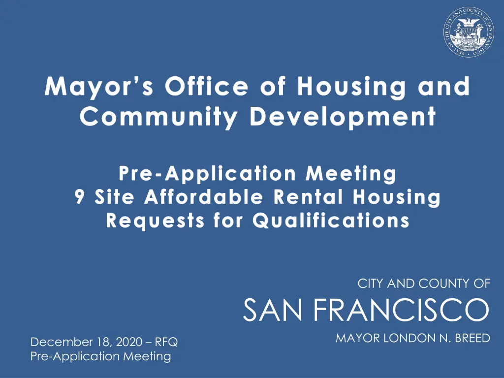 mayor s office of housing and community n.w