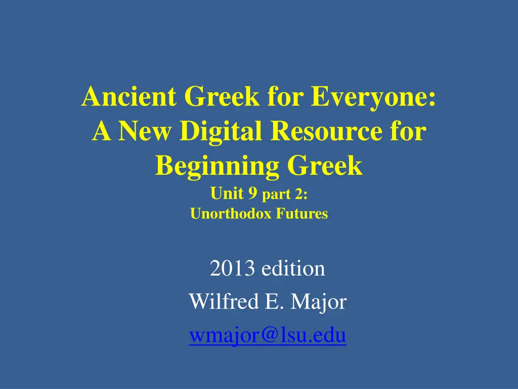 ancient greek for everyone a new digital resource n.w
