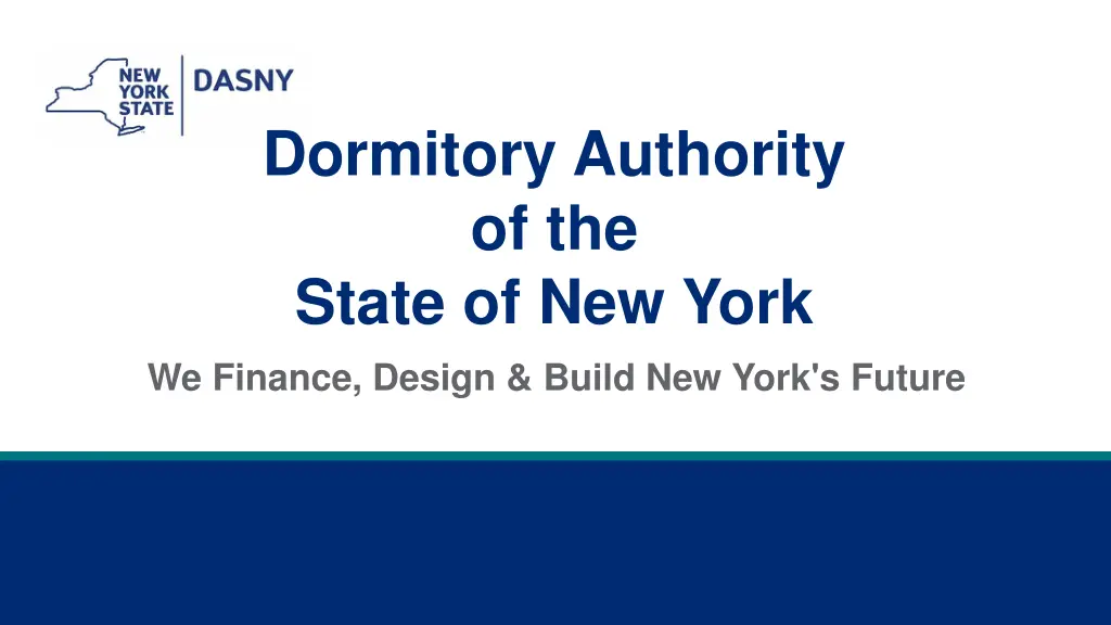 dormitory authority of the state of new york n.w