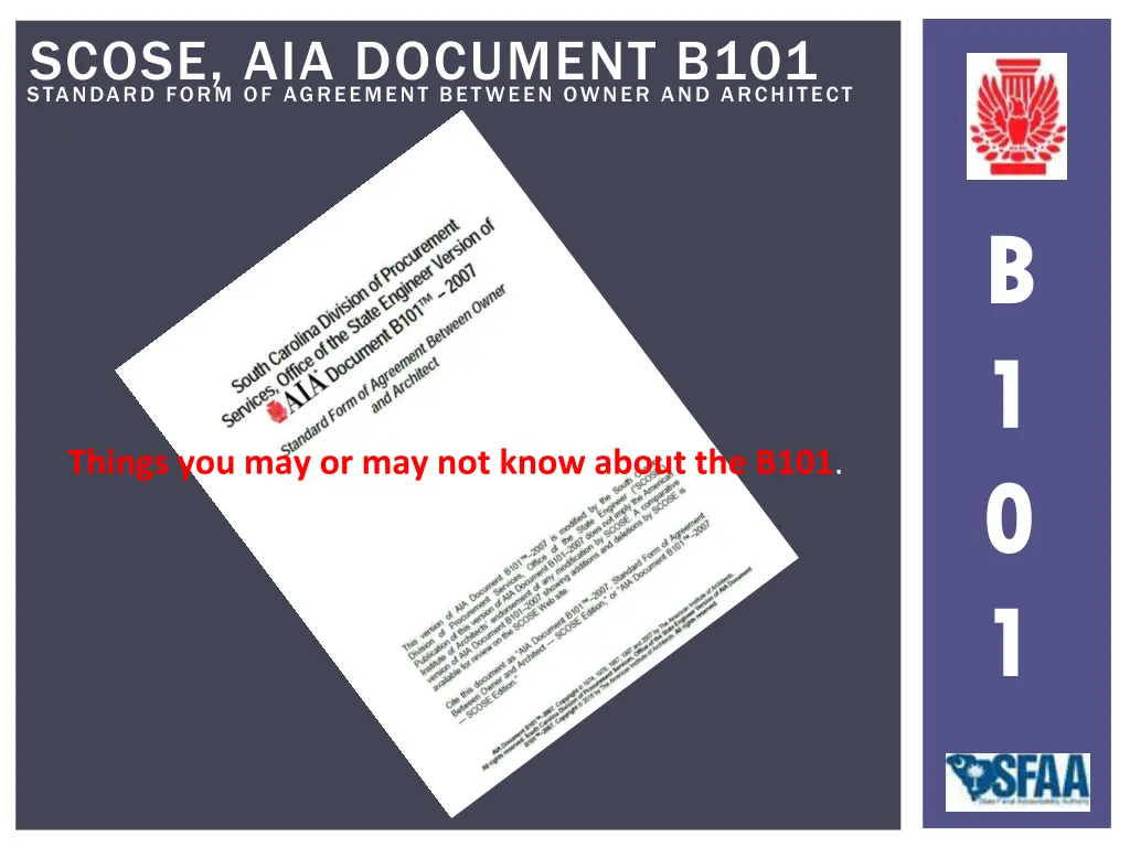 standard form of agreement between owner n.w