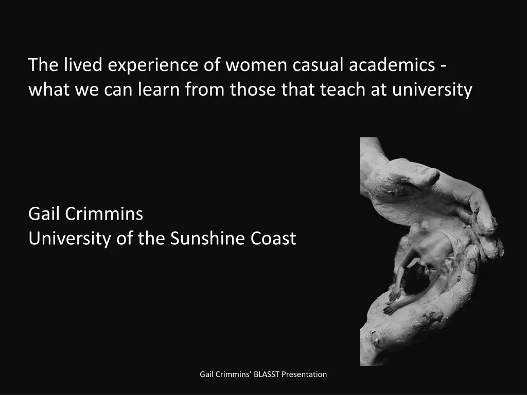 the lived experience of women casual academics n.w