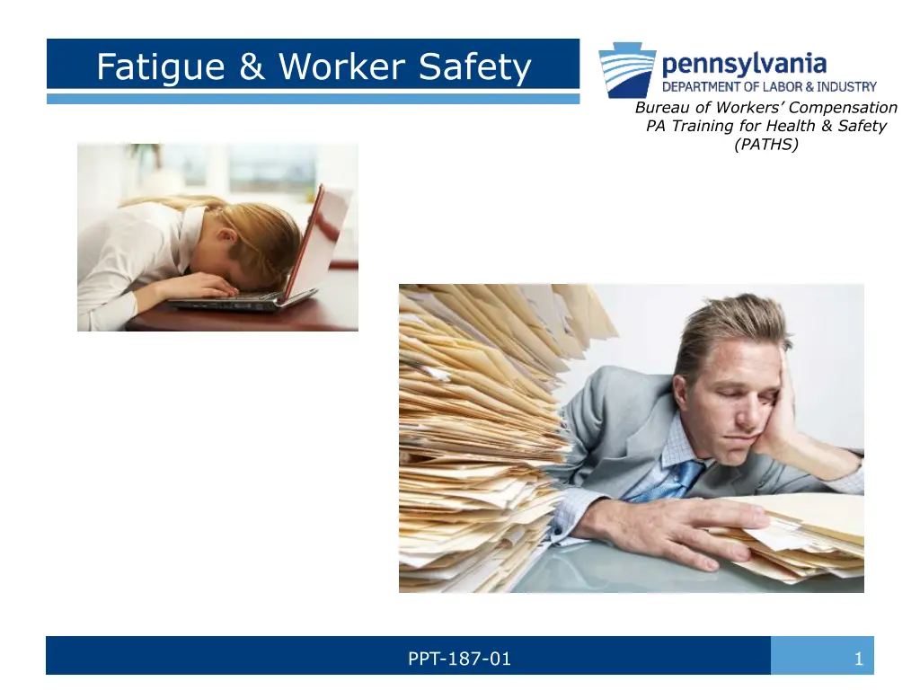 fatigue worker safety n.w