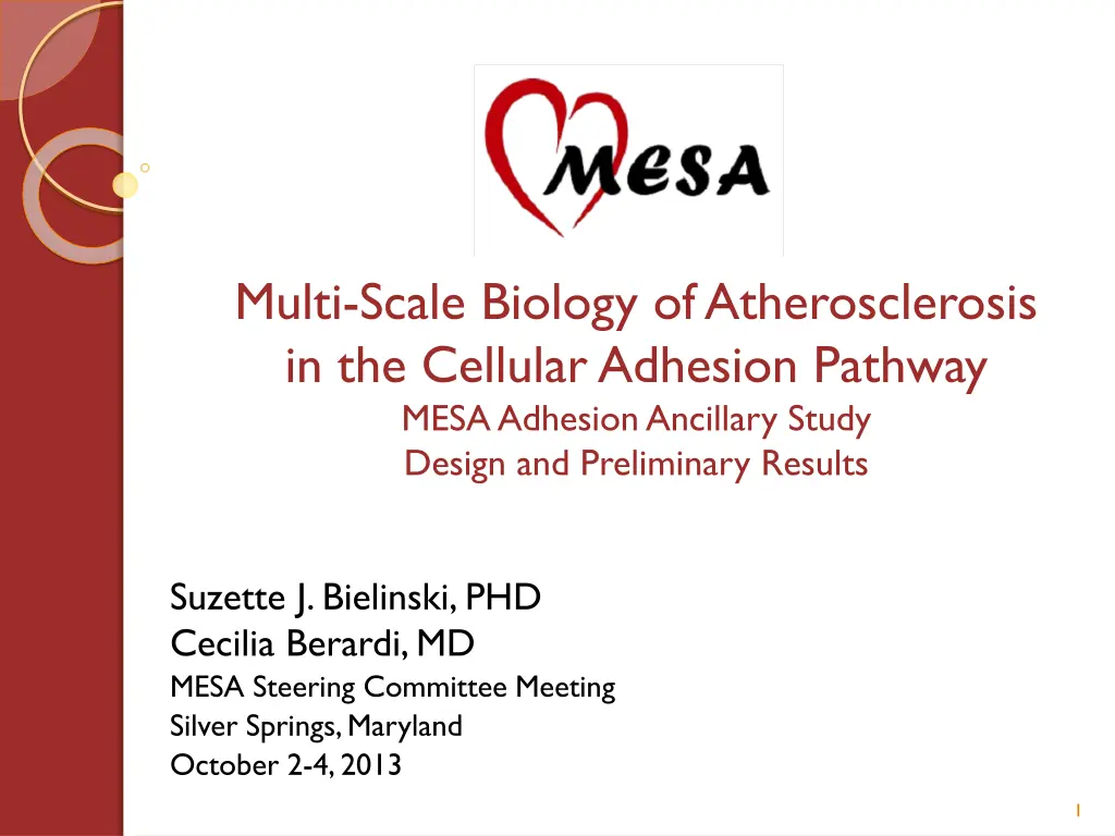 multi scale biology of atherosclerosis n.w