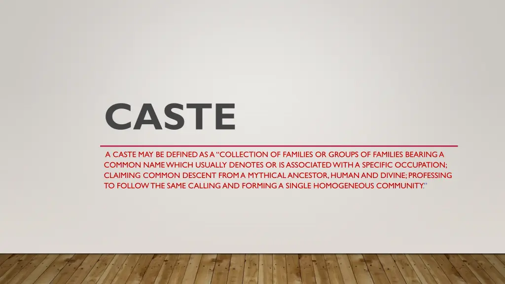 caste n.w