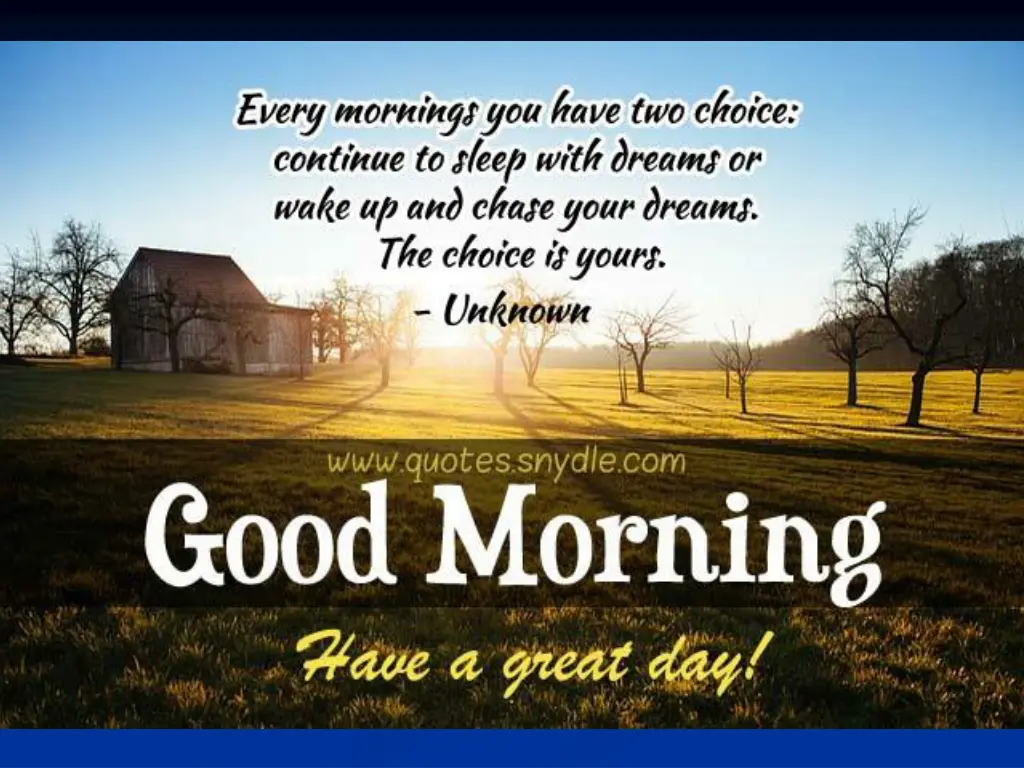 good morning n.w