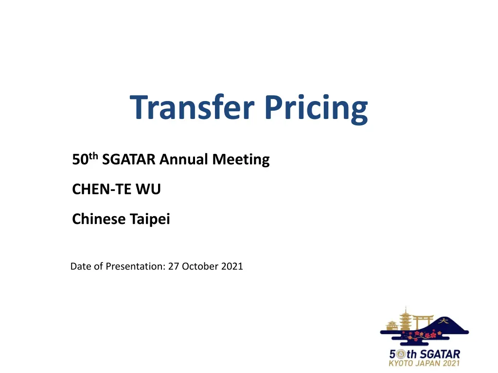 transfer pricing n.w