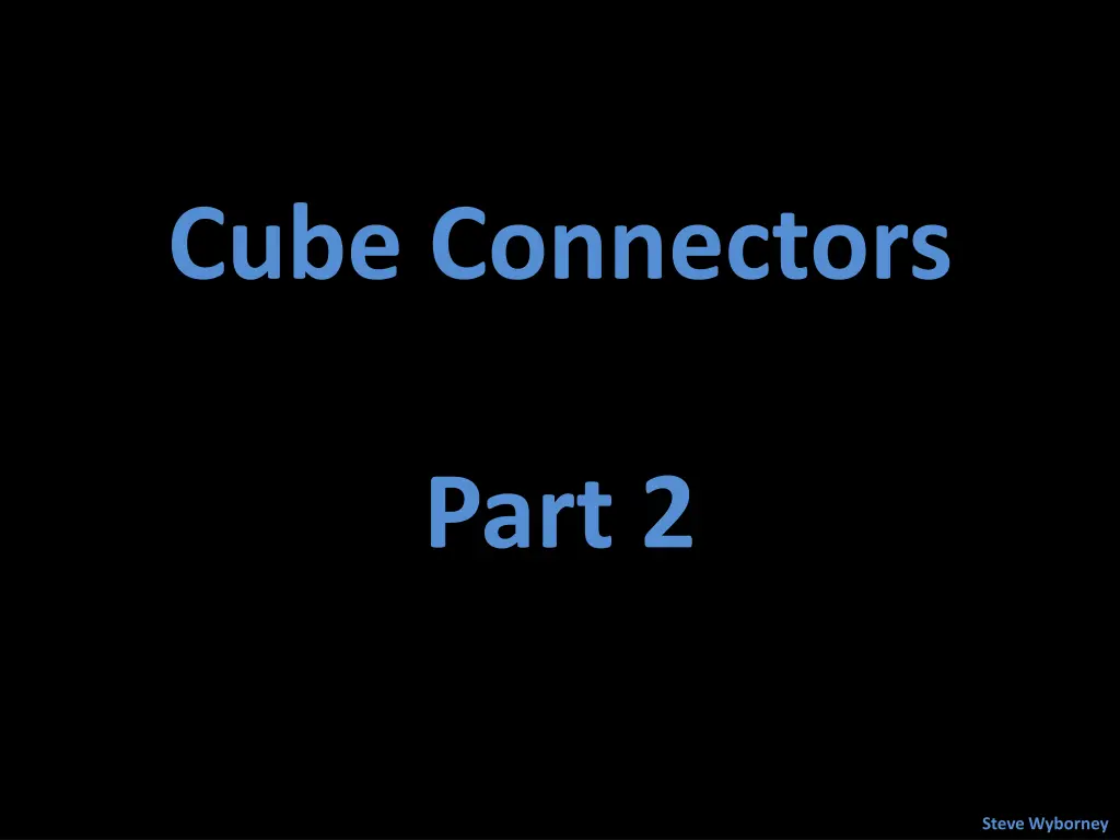 cube connectors n.w