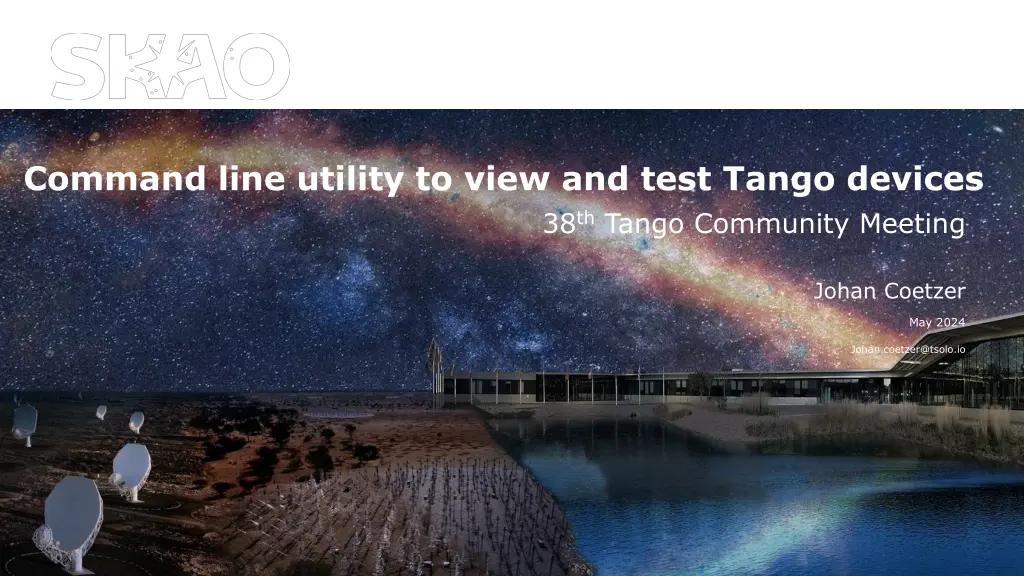 command line utility to view and test tango n.w