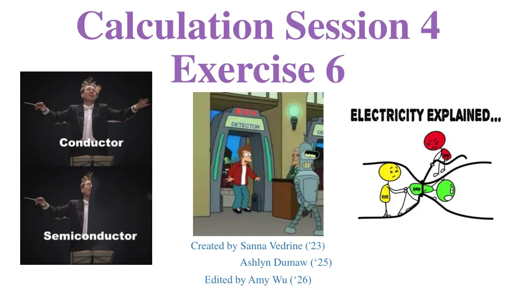 calculation session 4 exercise 6 n.w