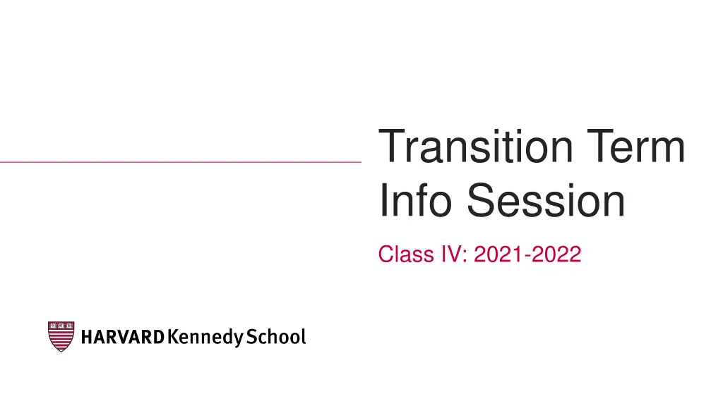 transition term info session n.w