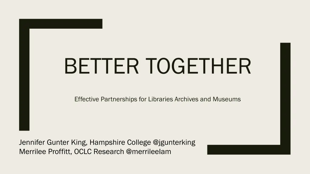 better together n.w