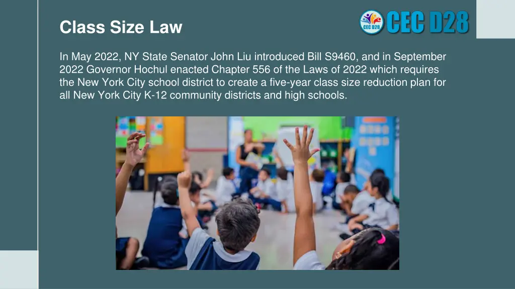 class size law n.w