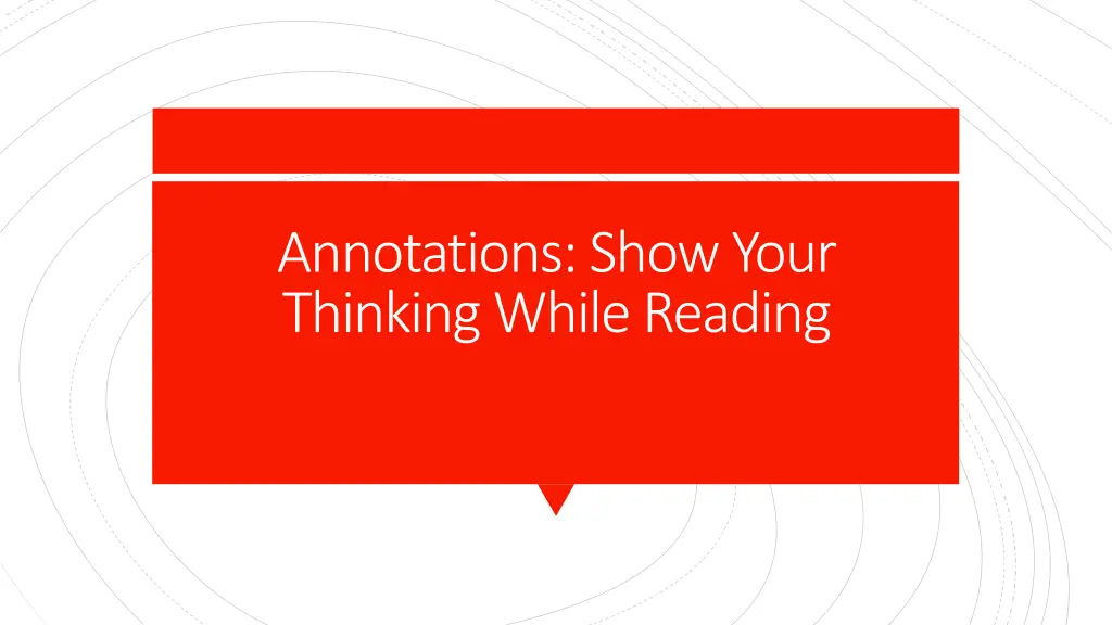 annotations show your thinking while reading n.w