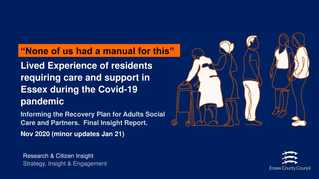 none of us had a manual for this lived experience n.w