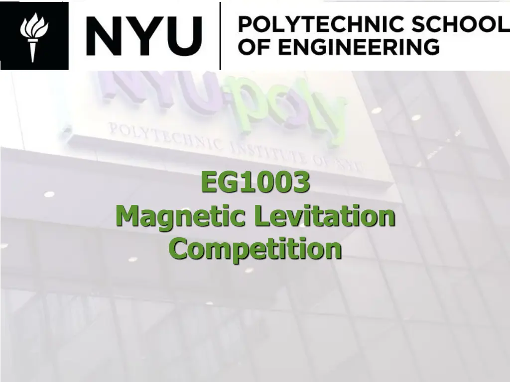 eg1003 introduction to engineering and design n.w