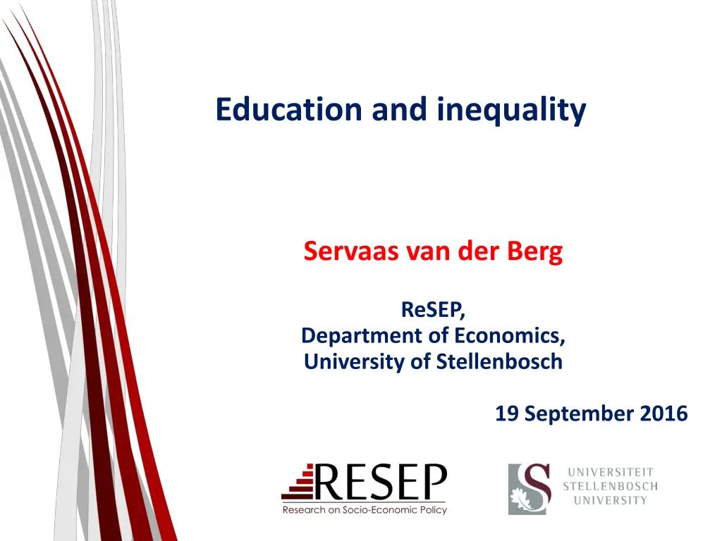 education and inequality n.w