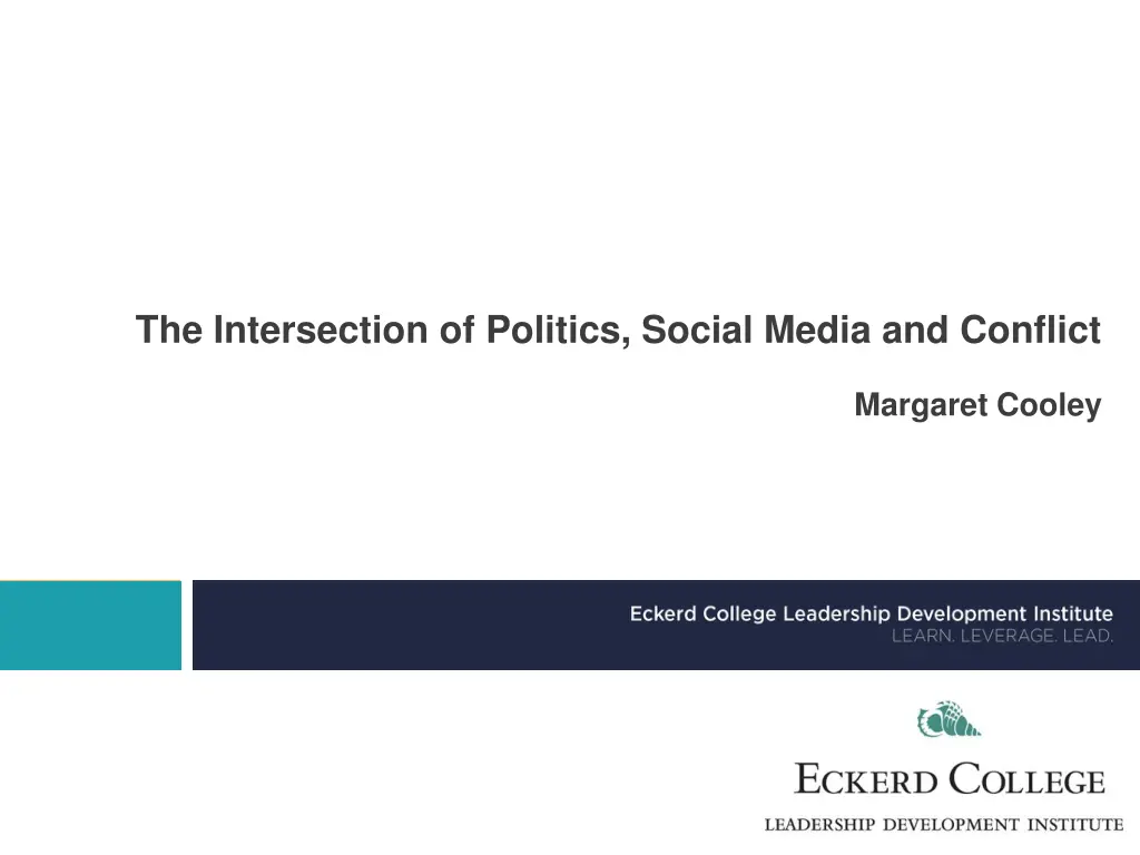 the intersection of politics social media n.w