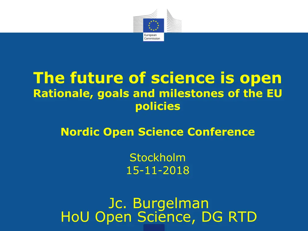 the future of science is open rationale goals n.w