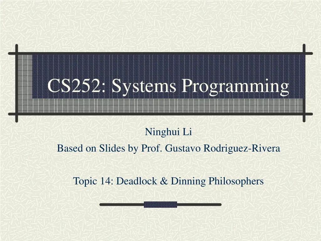 cs252 systems programming n.w