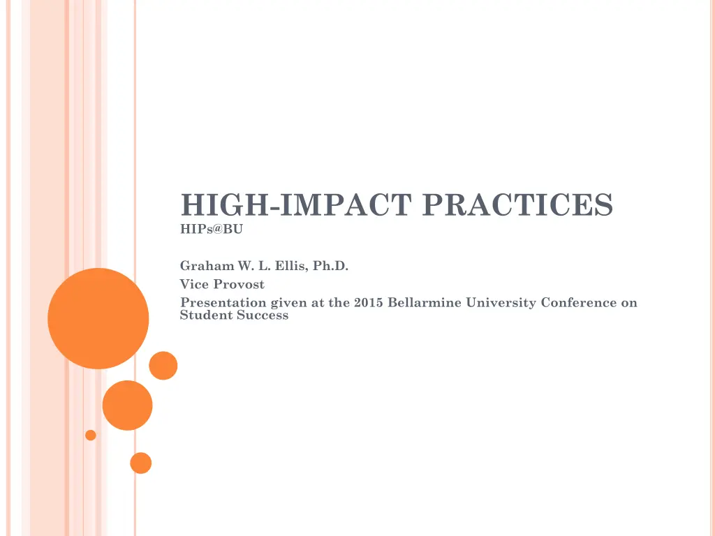 high impact practices hips@bu n.w