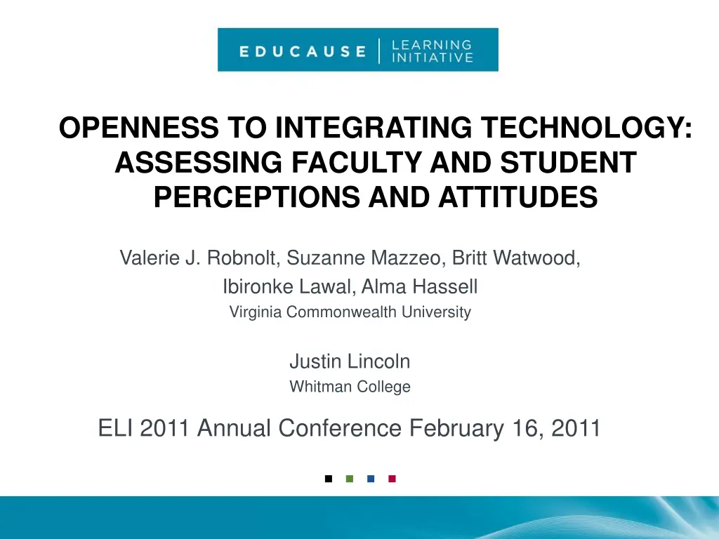 openness to integrating technology assessing n.w