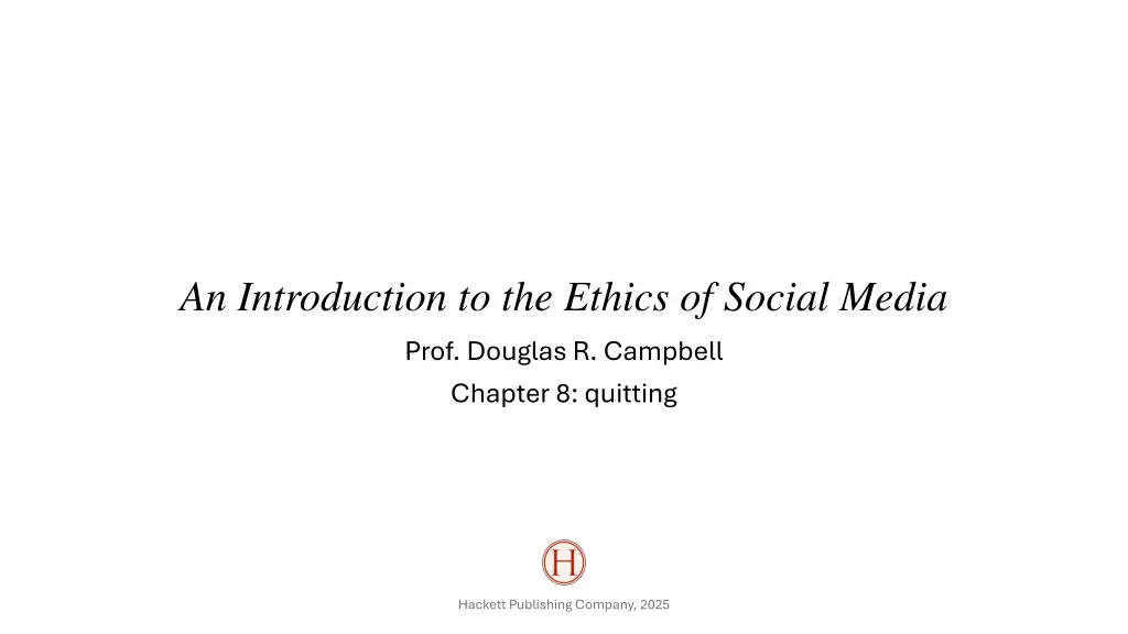 an introduction to the ethics of social media n.w
