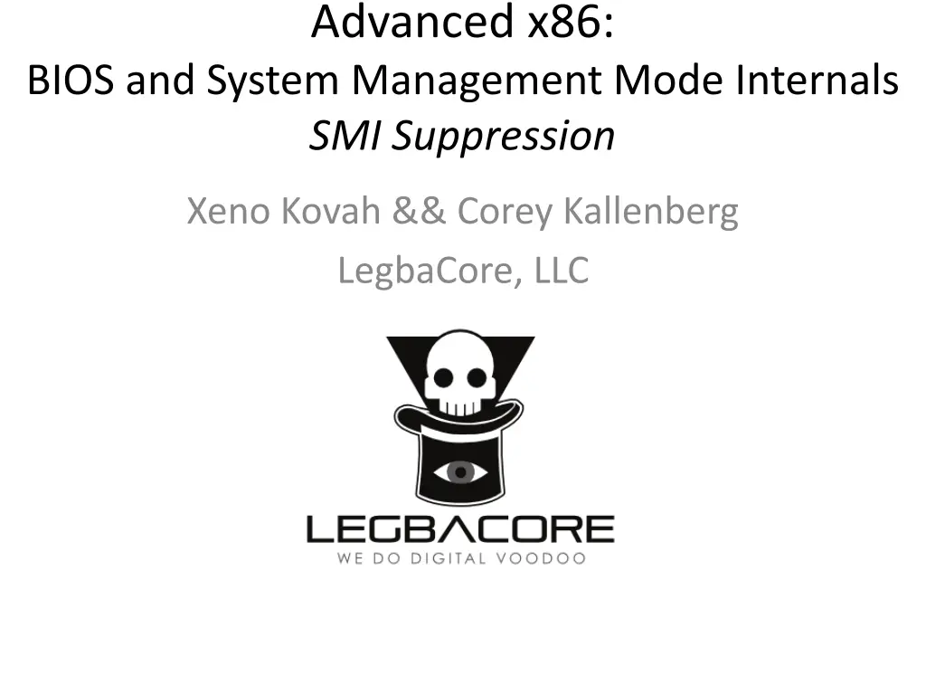 advanced x86 n.w