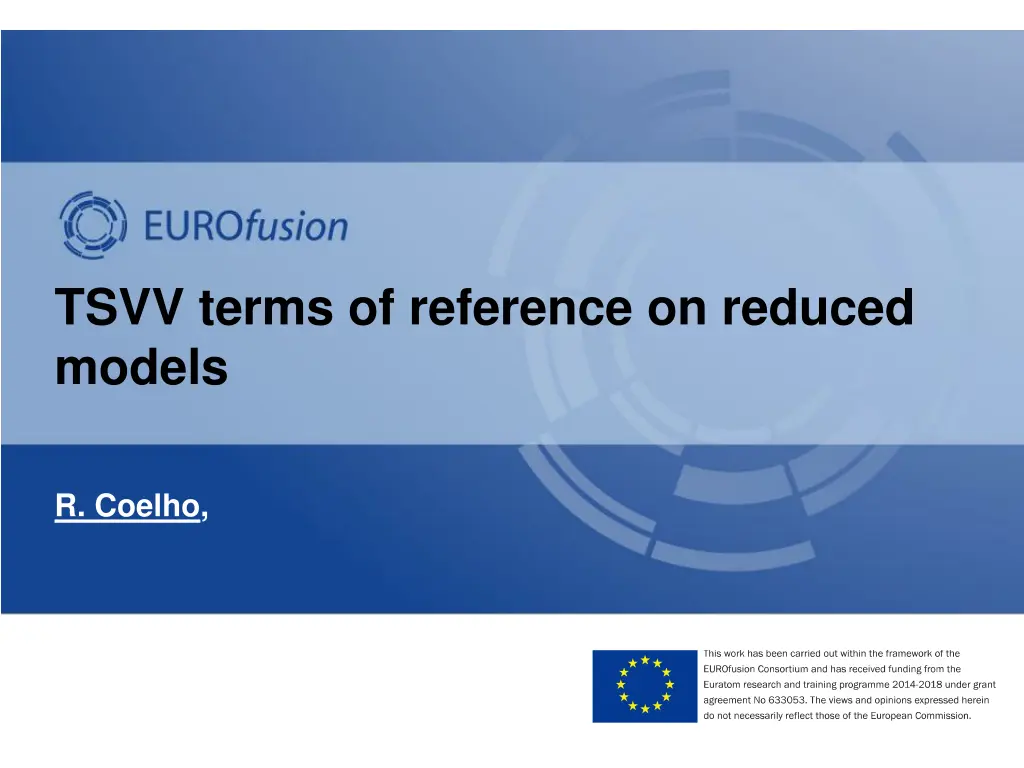 tsvv terms of reference on reduced models n.w