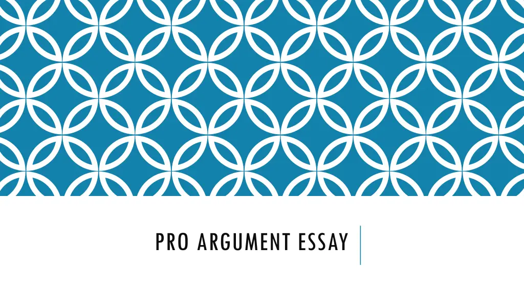 pro argument essay n.w
