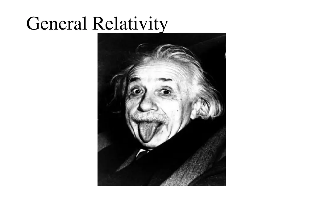 general relativity n.w