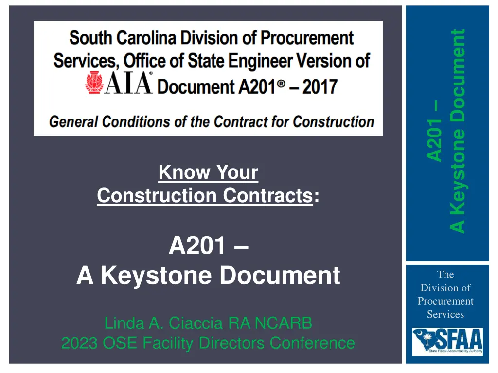 a keystone document n.w