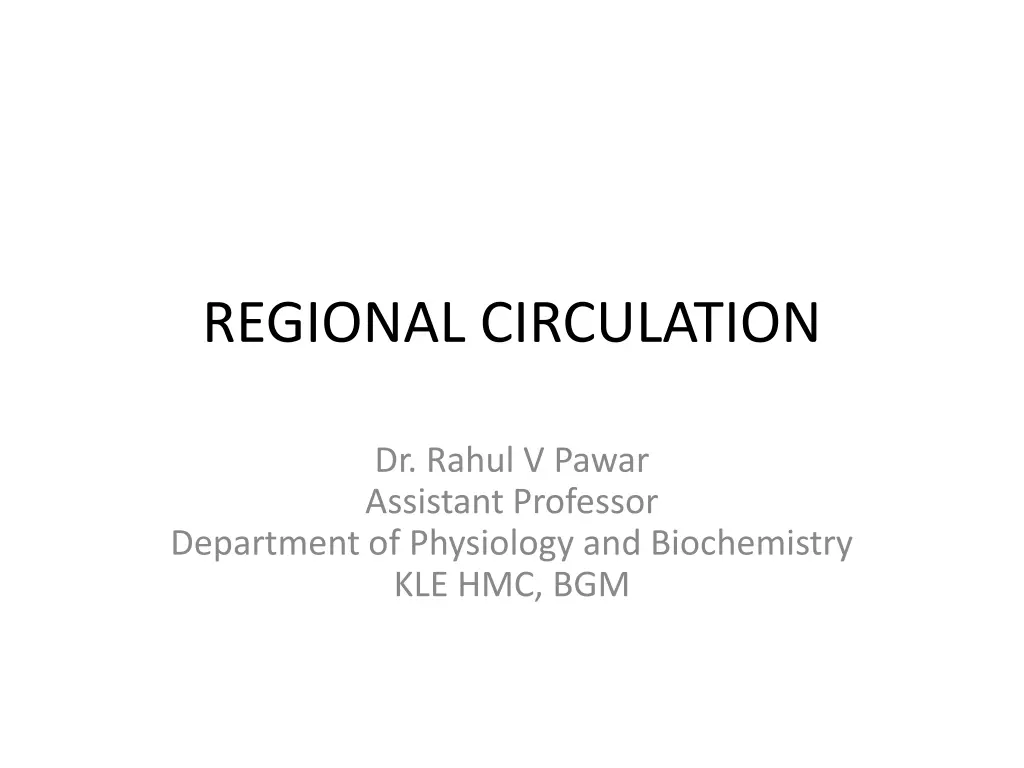 regional circulation n.w