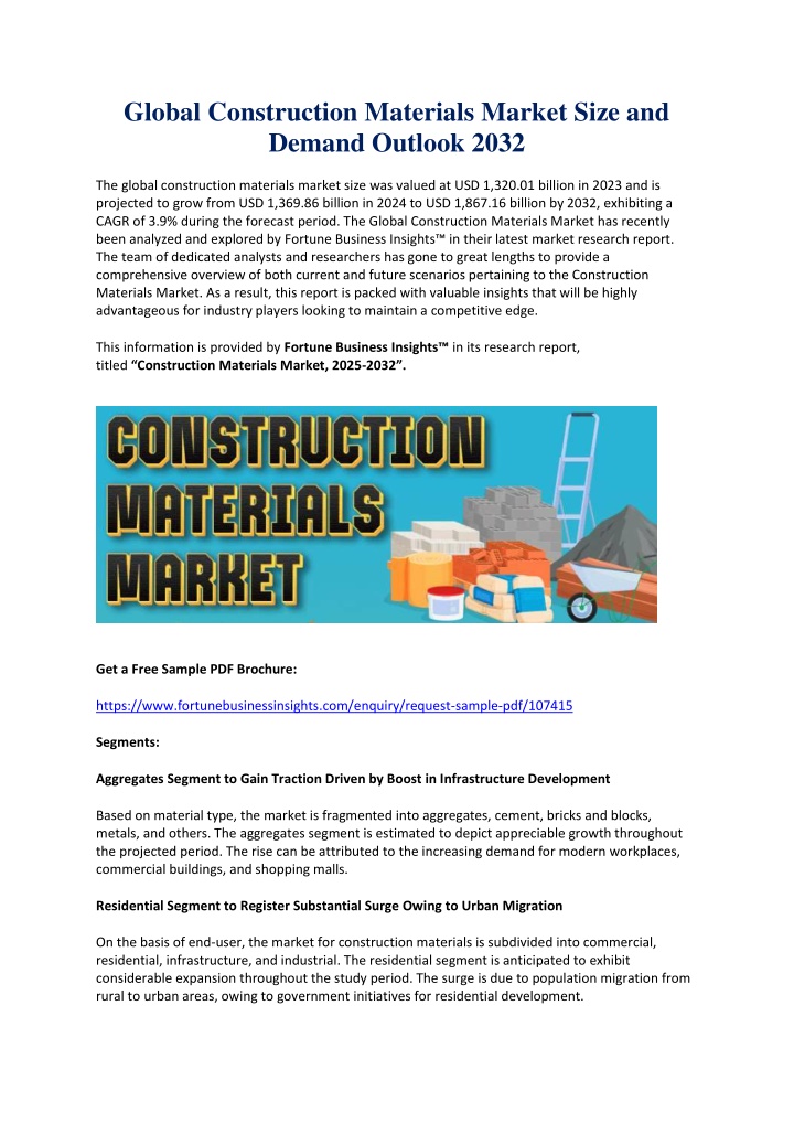 global construction materials market size n.w