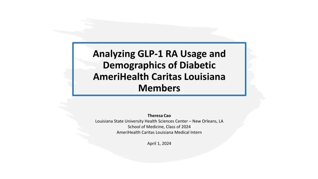analyzing glp 1 ra usage and demographics n.w