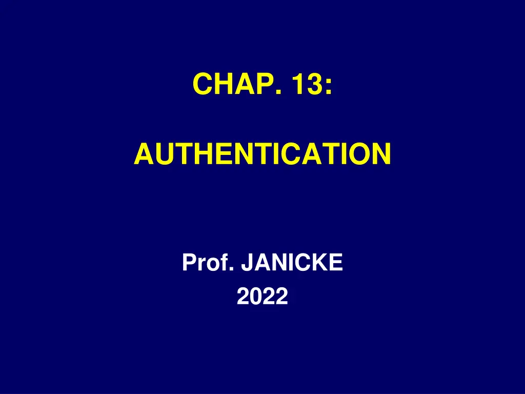chap 13 n.w