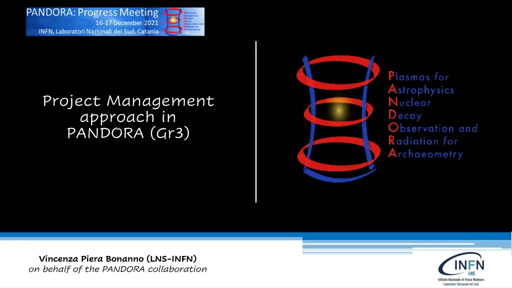project management approach in pandora gr3 n.w