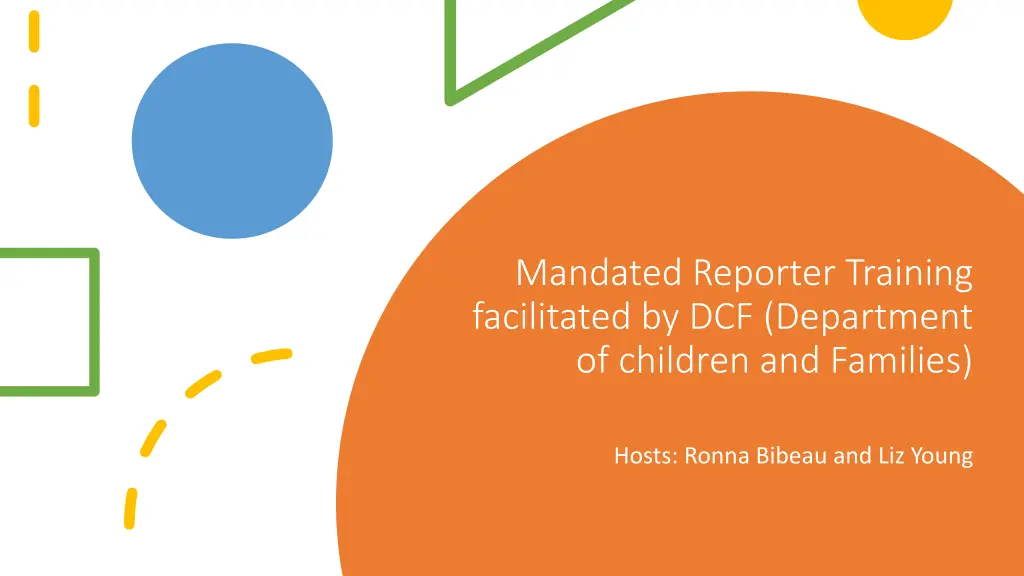 mandated reporter training facilitated n.w