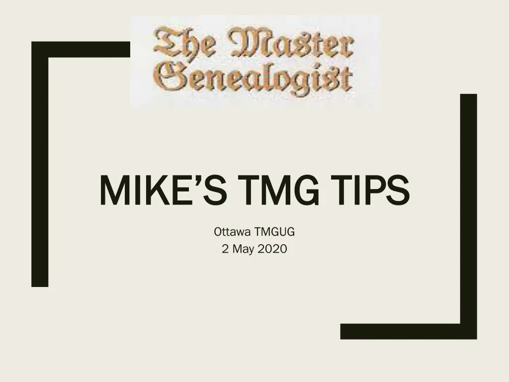 mike s tmg tips mike s tmg tips n.w