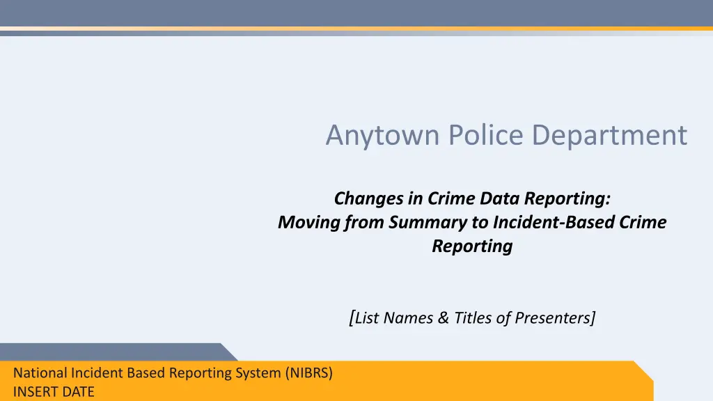 anytown police department n.w