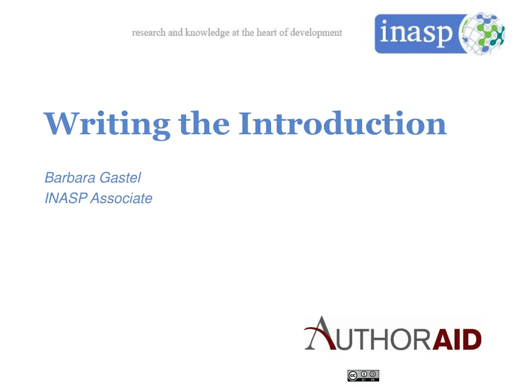 writing the introduction n.w