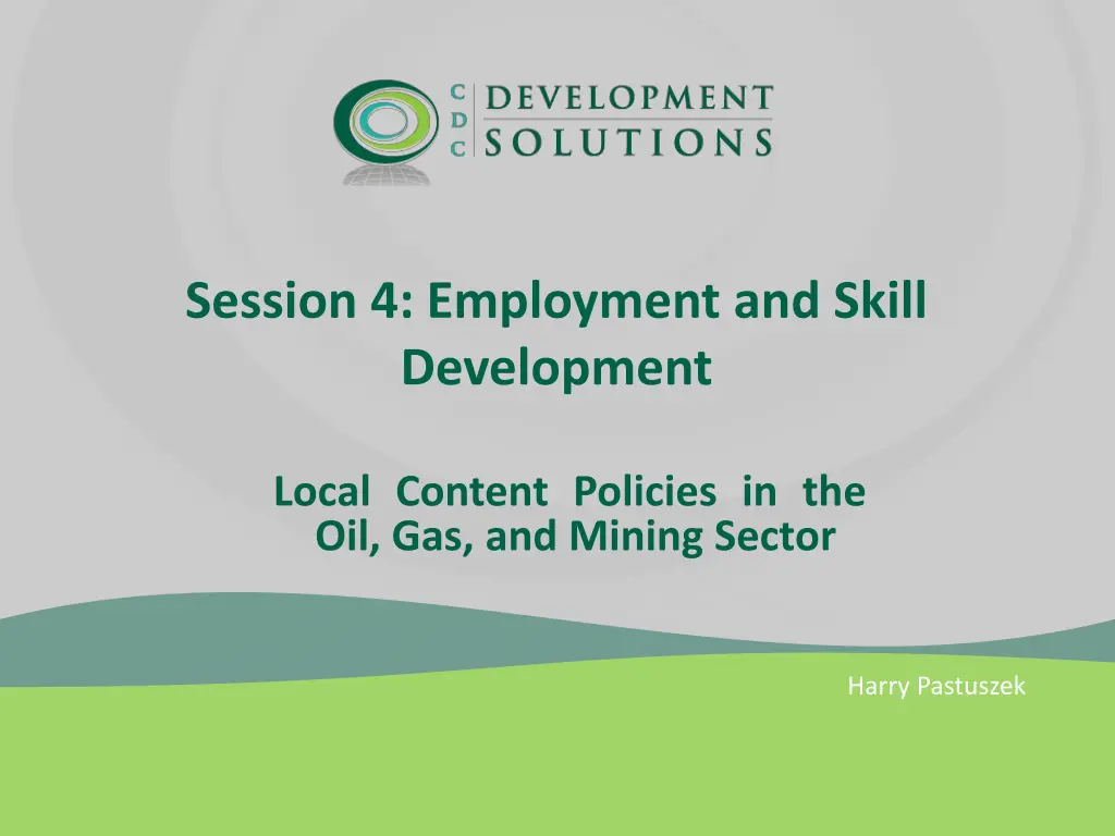 session 4 employment and skill development n.w