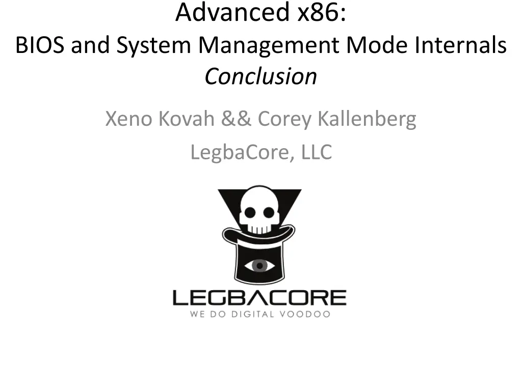 advanced x86 n.w