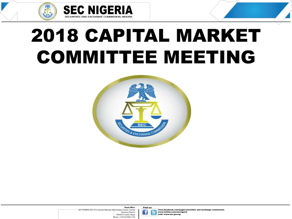 2018 capital market committee meeting n.w