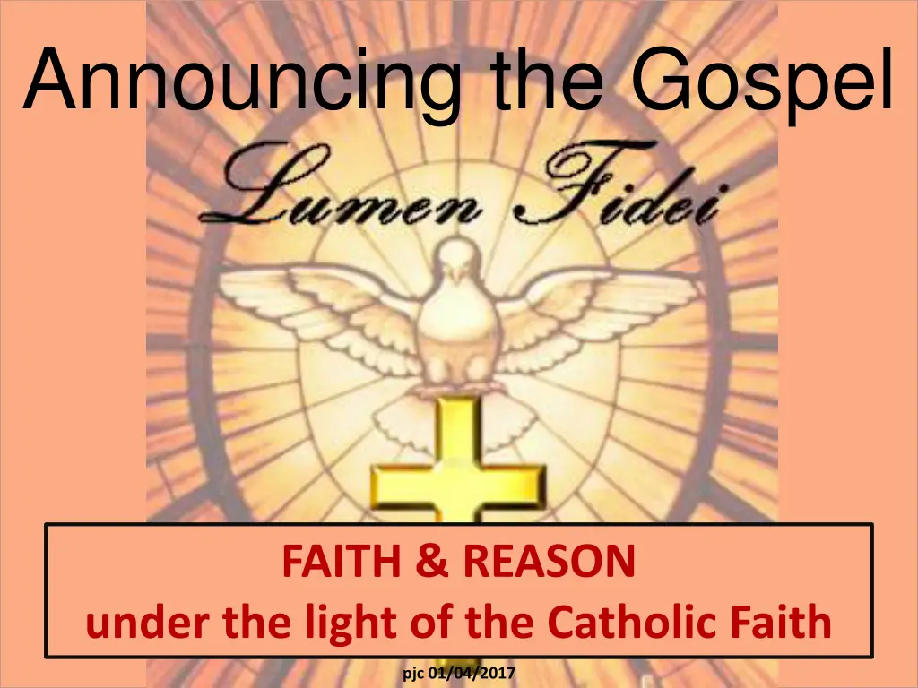 announcing the gospel n.w