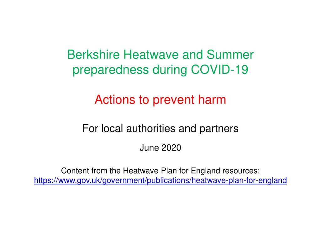berkshire heatwave and summer preparedness during n.w