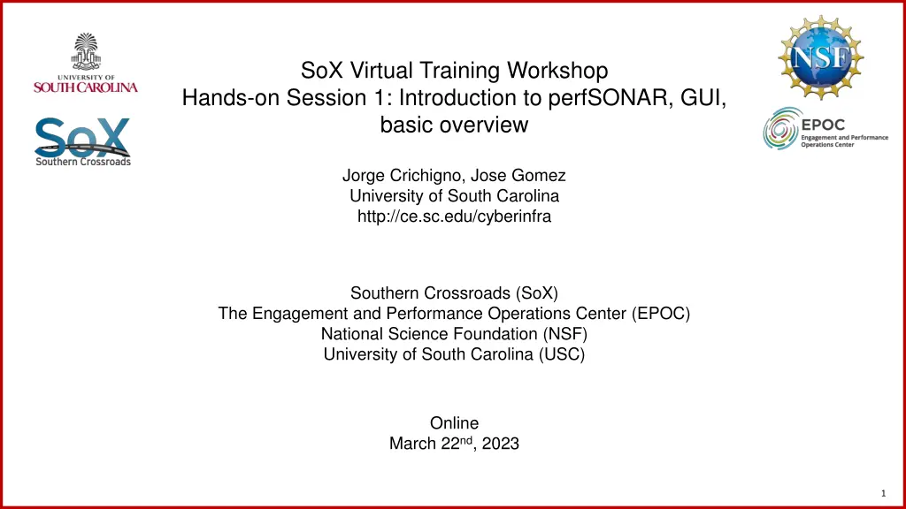 sox virtual training workshop hands on session n.w