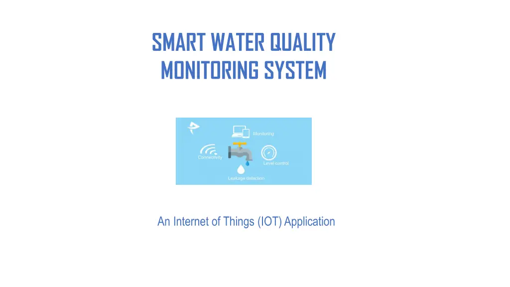 smart water quality monitoring system n.w